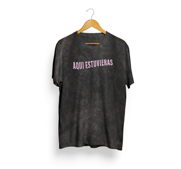 T Shirt Negra Deslavada